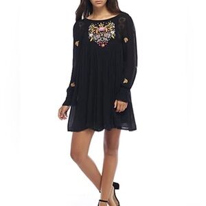 Black Free People Mojave mini dress size s